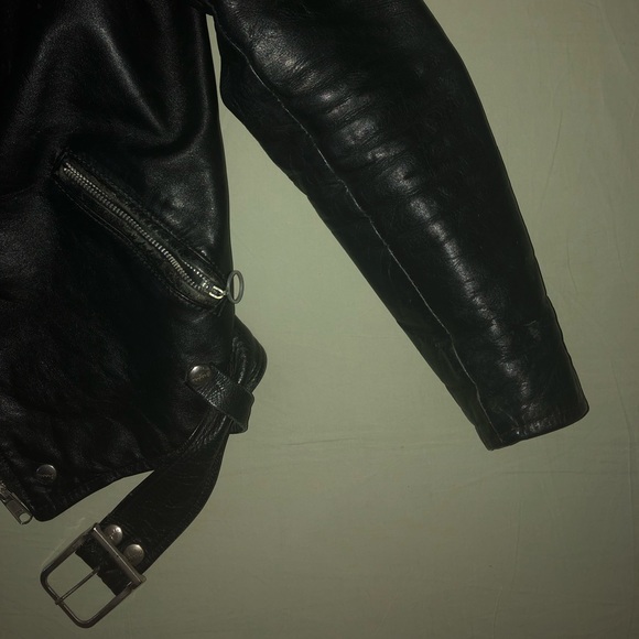 Black Brook Leather Sportswear Jacket - Picture 5 of 6